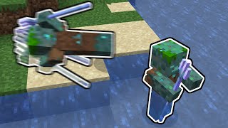 Minecraft Drowned with Riptide [upl. by Derina]