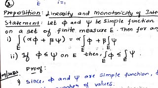 Linearity and Monotonicity of Integration [upl. by Nesila]