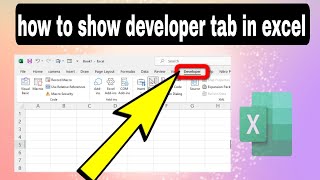 enable the developer tab in excel  add developer tab in excel  how to find Developer tab in Excel [upl. by Annaliese]