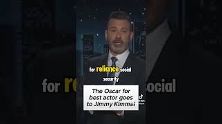 The Oscar For Best Actor Goes to jimmykimmel donaldtrump kamalaharris [upl. by Esoranna]