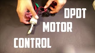 Controlling DC Motors With DPDT Switches  DIY Project  Making With Mihir [upl. by Ahsekar]