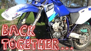 Trashed Yamaha Dirt Bike  RECONSTRUCTION [upl. by Martynne]