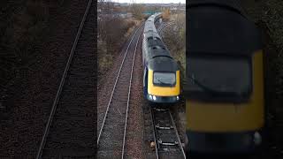 43037 and 43012 working 1T38 from Aberdeen to Glasgow Queen St shorts train class43 hst shorts [upl. by Miran]