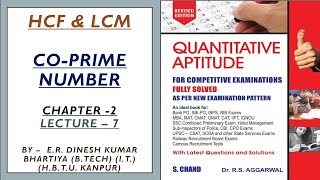 HCF amp LCM  chapter  2 lect  7  rs aggarwal quantitative aptitude By  Dinesh Kumar Bhartiya [upl. by Lomax]