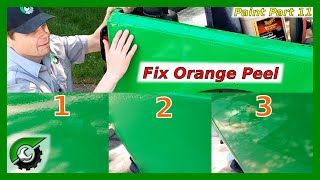 Car Paint Orange Peel Fix How to sand orange peel paint [upl. by Itsirc]