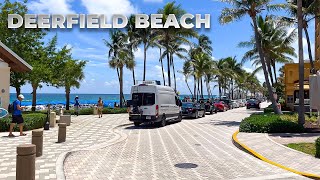 Walking Deerfield Beach Florida in August 2022 [upl. by Essilem]