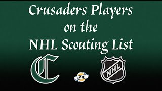 Three Crusaders named to the NHL Central Scouting List [upl. by Miriam]