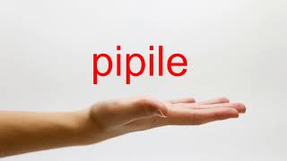 How to Pronounce pipile  American English [upl. by Avevoneg]