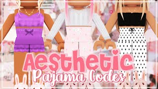 Aesthetic Roblox pajama outfits  Codes  links [upl. by Caterina]