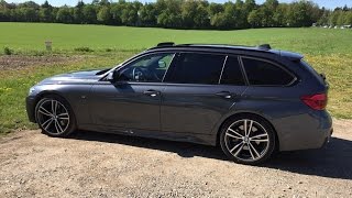 2016 BMW 340i Touring 326 HP  Testdrive [upl. by Aelram]