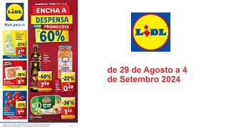 Folheto Lidl PT de 29 de Agosto a 4 de Setembro 2024 [upl. by Aralk]