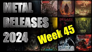 New Metal Albums 2024 Week 45 November 4th  10th newmetal newmetalalbums [upl. by Inafetse]