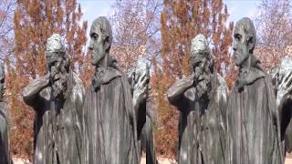 3D Auguste Rodin quotBurghers of Calaisquot  Hirshhorn Sculpture Garden [upl. by Annabela154]