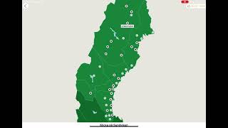 WR Seterra Mobile App  Sweden Urban Areas In Norrland Difficult Version in 035 [upl. by Snahc]