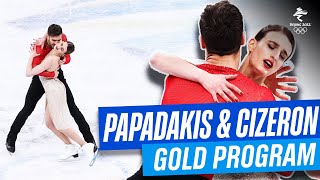 Stunning gold performance by Papadakis amp Cizeron ⛸ [upl. by Ethben]