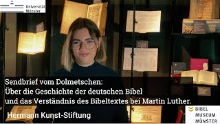 Die Geschichte der deutschen Bibel und das Verständnis des Bibeltextes bei Martin Luther [upl. by Ralph251]