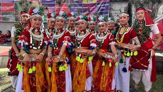 A Journey To victory marigold School Pokhara15 Jhumra Dance Group 2081 [upl. by Nuhs]