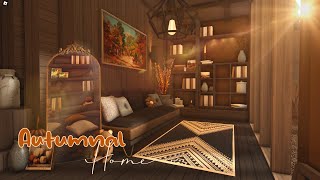 Bloxburg  Autumnal Cozy Home  Interior 12  NoLarge plot  Le Yuii [upl. by Arianne]