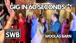 Wedding Band in York  SouthWestBand live UK wedding band for hire at Woolas Barn Yorkshire [upl. by Dalila]