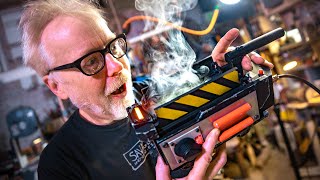 Adam Savage Inspects Hasbros Ghostbusters Ghost Trap and PKE Meter [upl. by Dey418]