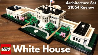 LEGO WHITE HOUSE  Architecture Set 21054 REVIEW [upl. by Narrat]