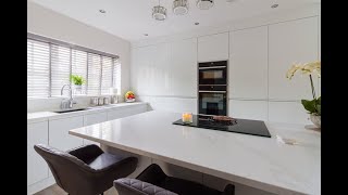 White Gloss Handleless Doors Kitchen [upl. by Kirima]