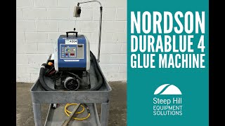 Nordson DuraBlue 4 Glue Machine 4564 [upl. by Abigael819]