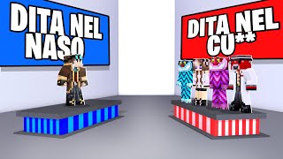 SCEGLI IL LATO CON PIÙ AMICI PER VINCERE SU MINECRAFT [upl. by Merrily351]