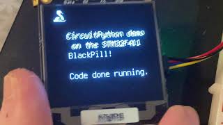 STM32F411 BlackPill supports CircuitPython [upl. by Annabell]