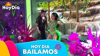 Jessica Cediel y Patricio bailan samba en Hoy Día Bailamos  Hoy Día  Telemundo [upl. by Akirdnas]