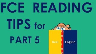 TIPS for FCE READING PART 5 [upl. by Annyahs897]