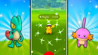 NEW SECRET HOENN MINI EVENT IN POKEMON GO RARE Hoenn Costumed Pikachu Returns [upl. by Yerffej]