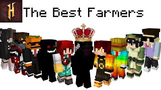 The 10 best Farmers in Hypixel Skyblock [upl. by Yejus465]