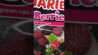 haribo berries  jelly candy satisfying sounds  shorts video [upl. by Tristram]