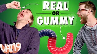 Gummy Worms Vs Real Worms  VAT19 [upl. by Ynatterb642]