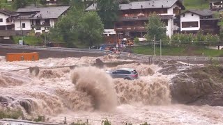 Unprecedented Flooding in Austria  St Anton and Vienna Face Historic Deluge [upl. by Nediarb460]