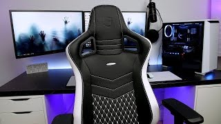 noblechairs EPIC Series Real Leather Chair Review  Ultimate Gaming Chair [upl. by Krug]