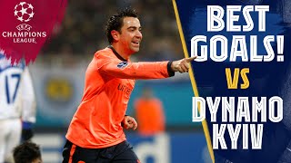 MESSI XAVI KOEMAN BEST GOALS vs DYNAMO KYIV ⚽ [upl. by Adalbert]