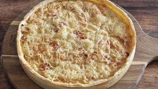 Recette  Tarte à l’Oignon Lardons [upl. by Merfe]