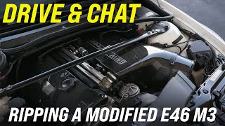 Modified E46 M3 Drive amp Chat  CSL Intake Sounds [upl. by Camila]