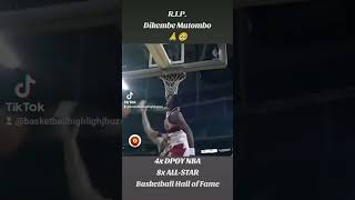 RIP Dikembe Mutombo 🙏💔🥺Dikembe memorias africa mutombo [upl. by Anselmi]