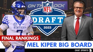 Mel Kiper’s 2023 NFL Draft Big Board FINAL Top 25 Prospect Rankings [upl. by Groos]