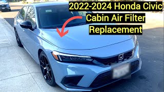 20222024 Honda Civic Cabin Air Filter Replacement [upl. by Gabriele]