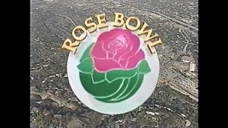 1998 Rose Bowl Game Washington State vs Michigan Opening [upl. by Jackquelin]