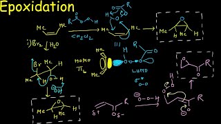 Epoxidation of Alkene  Prilezhaev reaction  Epoxidation of electron rich and deficient alkenes [upl. by Naman]