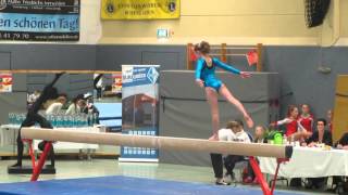 Lia Frasch  Deutschland Pokal 2015  Balken AK10 [upl. by Ajoop350]