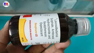 RespicureLS Syrup  Levosalbutamol Ambroxol Hydrochloride amp Guaiphenesin Syrup  Respicure LS Syrup [upl. by Gusty543]