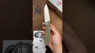 Rick Hinderer Eklipse Spearpoint TriWay Stonewashed OD Green G10 CPMS45VN [upl. by Northrop]