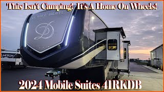 A Home On Wheels 2024 Mobile Suites 41RKDB Luxury Rear Kitchen Fifth Wheel At Couchs RV Nation [upl. by Colleen587]