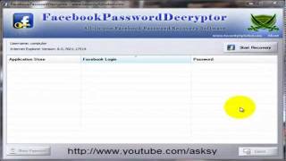 How to recover Facebook password without changing it  Tutorial 2012 [upl. by Ansaev186]